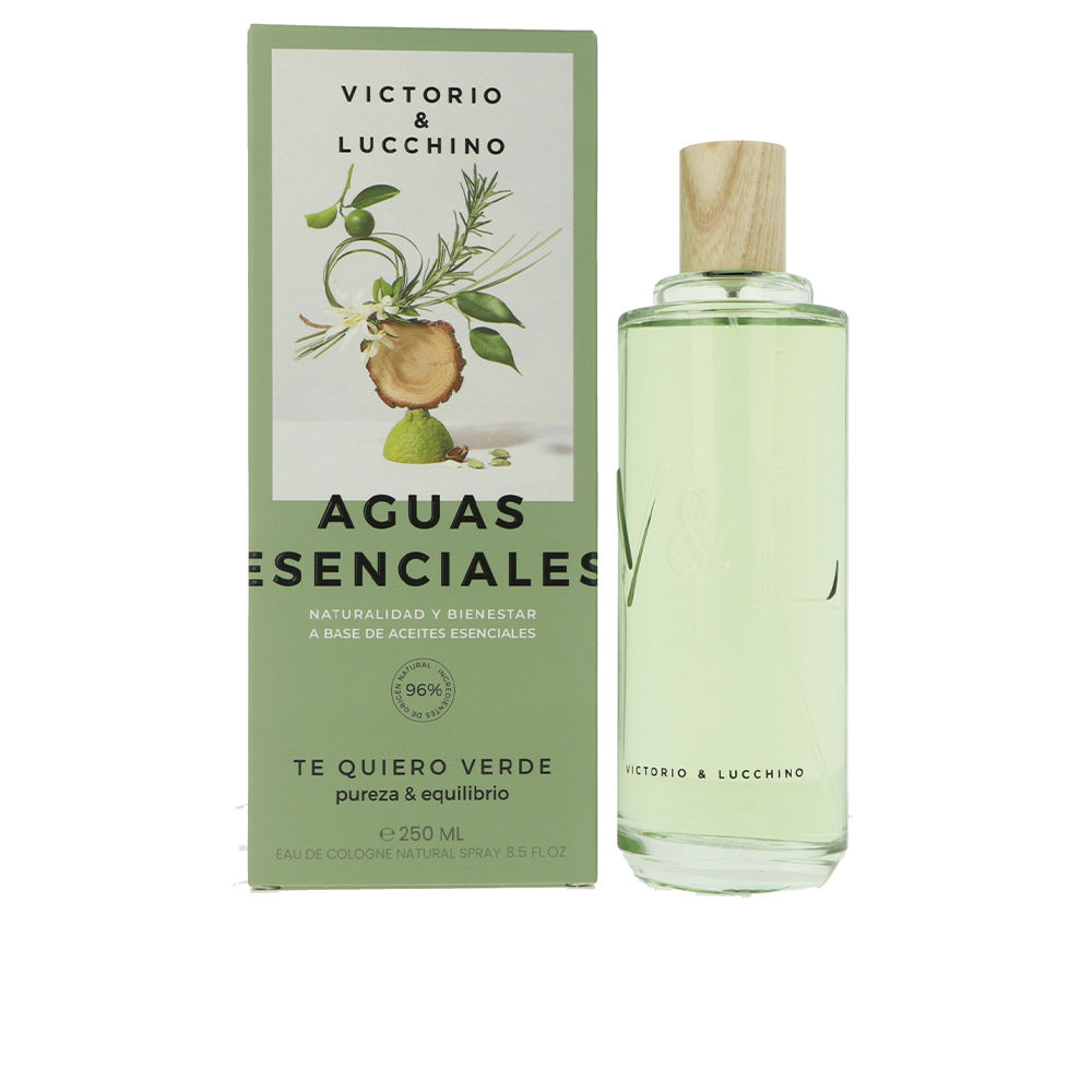 AGUAS ESENCIALES V&L TE QUIERO VERDE eau de toilette spray  250 ml